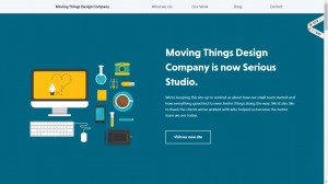 Moving Things One Page Website Designs