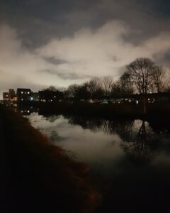 Royal Canal at dusk