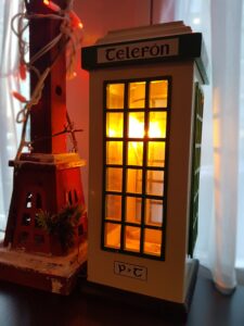 Old Telephone Box Miniature